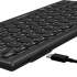 Клавиатура A4TECH Fstyler FX61,  USB, серый [fx61 grey]